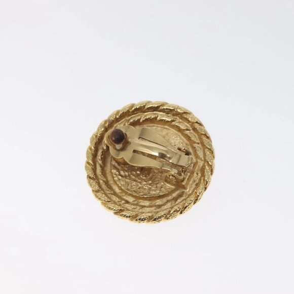 BALENCIAGA Earring Metal Gold Auth bs26822 - Picture 8 of 9